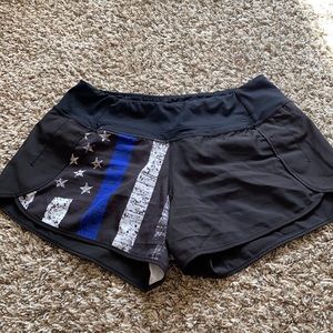 BP blue line shorts
